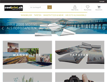 Tablet Screenshot of coolprint.ch